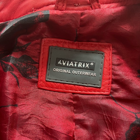 Red Leather Jacket - Picture 4 of 4